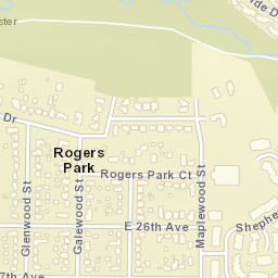 Rogers Park Alaska Street Map