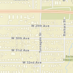 Turnagain Heights Alaska Street Map