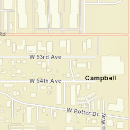 Campbell Alaska Street Map