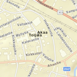 Akaa Street Map