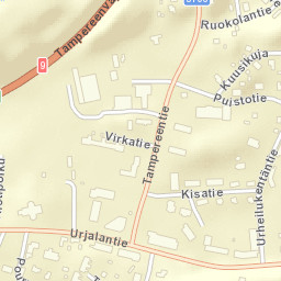 Urjala Street Map