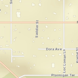 Potter Hill Alaska Street Map