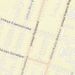 Vel’sk Street Map