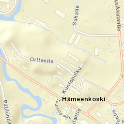 Hämeenkoski Street Map
