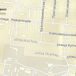 Krasavino Street Map