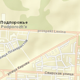 Podporozh’ye Street Map