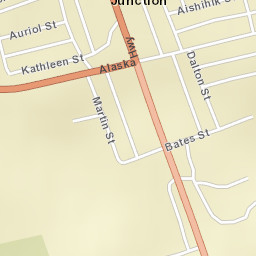 Haines Junction Street Map