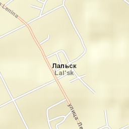 Lal’sk Street Map