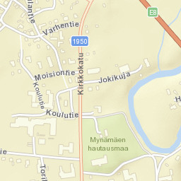 Mynämäki Street Map