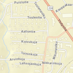 Aura Street Map