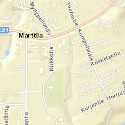 Marttila Street Map