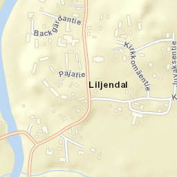 Liljendal Street Map