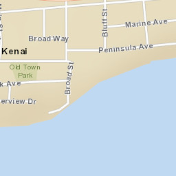Kenai Alaska Street Map