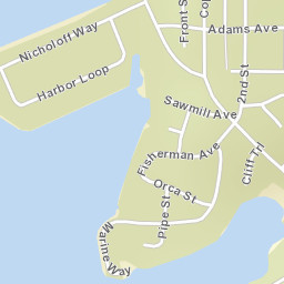 Cordova Alaska Street Map