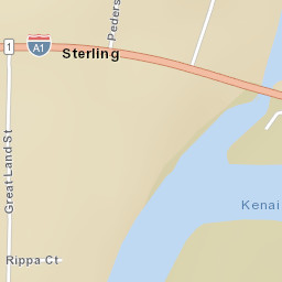 Sterling Alaska Street Map