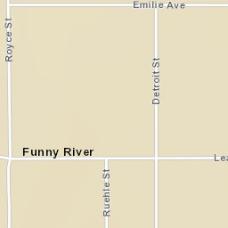 Funny River Alaska Street Map