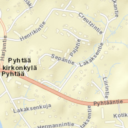 Pyhtää Street Map