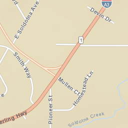 Soldotna Alaska Street Map