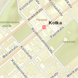 Kotka Street Map