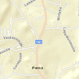 Pernå Street Map