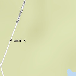 Alaganik Alaska Street Map