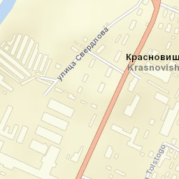 Krasnovishersk Street Map