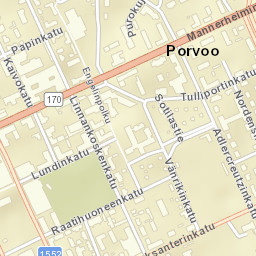 Porvoo Street Map
