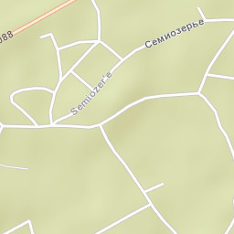 Semiozerje Street Map