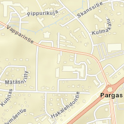 Pargas Street Map