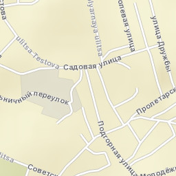 Podosinovets Street Map