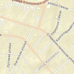 Roshchino Street Map