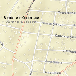 Verkhniye Osel’ki Street Map
