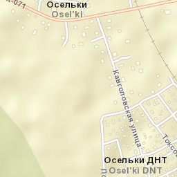 Osel’ki Street Map