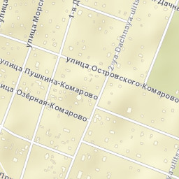 Komarovo Street Map