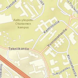 Otaniemi Street Map