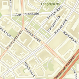 Kallio Street Map