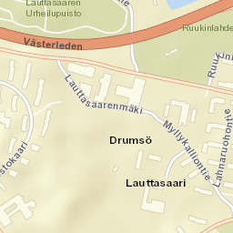 Lauttasaari Street Map