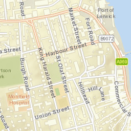 Lerwick Street Map