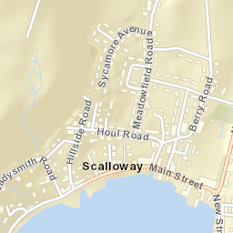 Scalloway Street Map