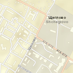 Shcheglovo Street Map