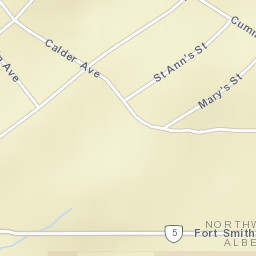 Fort Smith Street Map