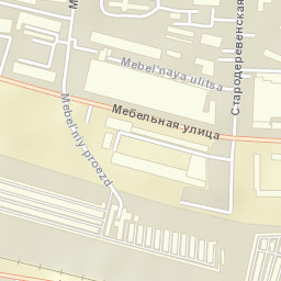 Staraya Derevnya Street Map
