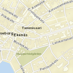 Ekenäs Street Map