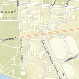 Krestovskiy ostrov Street Map