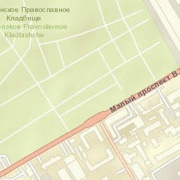 Vasyl'evsky Ostrov Street Map
