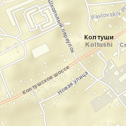 Koltushi Street Map