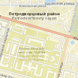 Peterhof Street Map