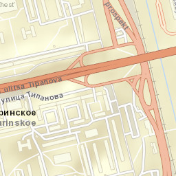 Kupchino Street Map