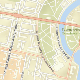Kolpino Street Map