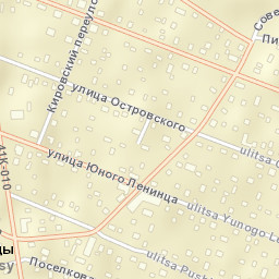 Taytsy Street Map